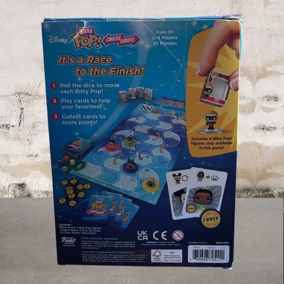 Funko Games Bitty Pop! Chase Game Disney NEW - Picture 4 of 5